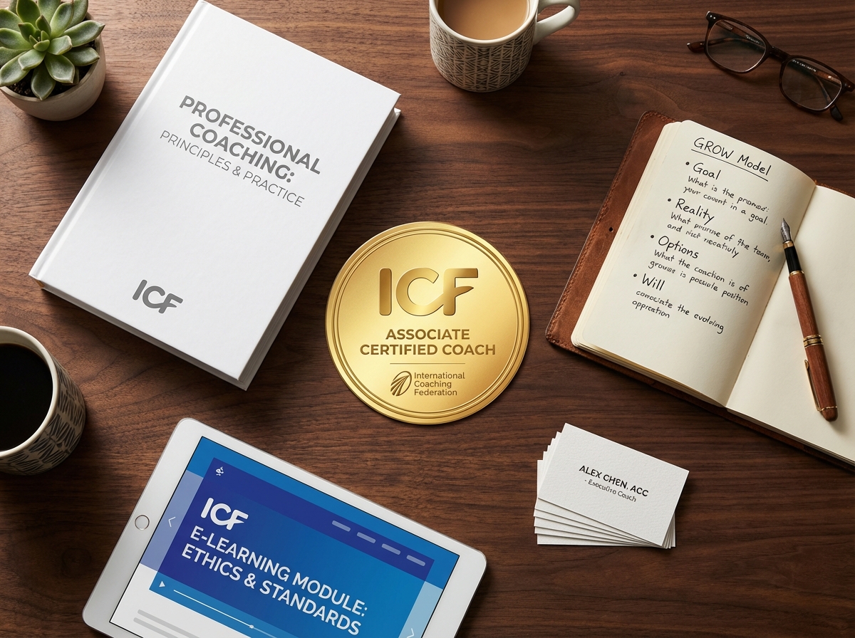 ICF Associate Certified Coach credential and study materials